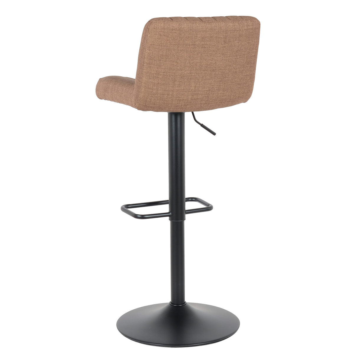 Lot de 2 tabourets de bar, modèle Porto Brown, neufs (2023), tissu