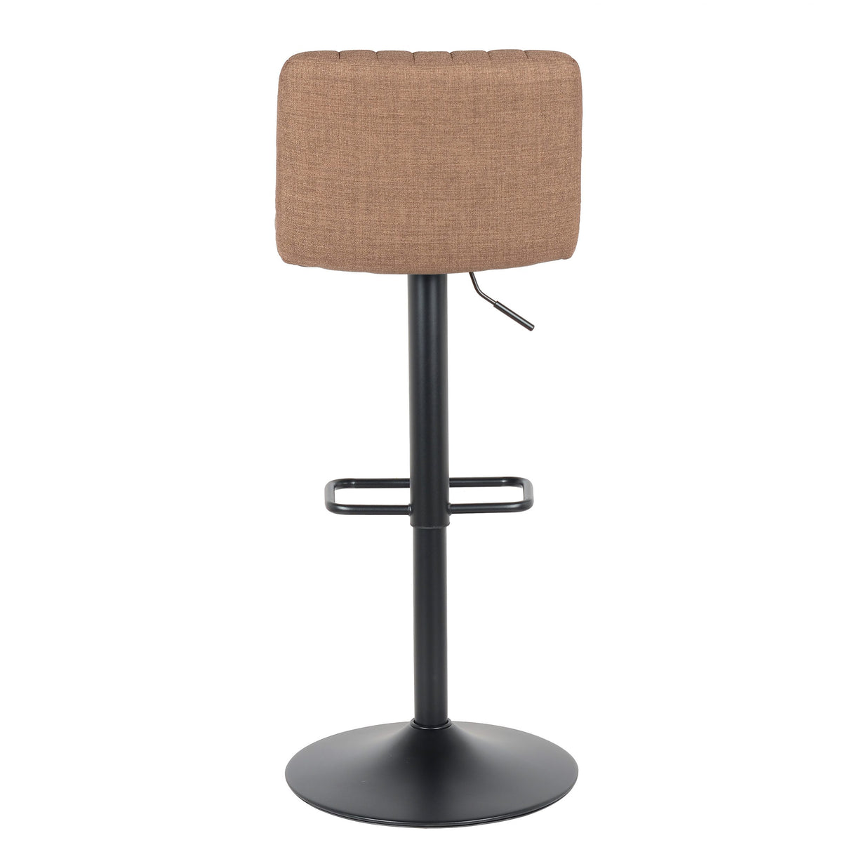 Lot de 2 tabourets de bar, modèle Porto Brown, neufs (2023), tissu
