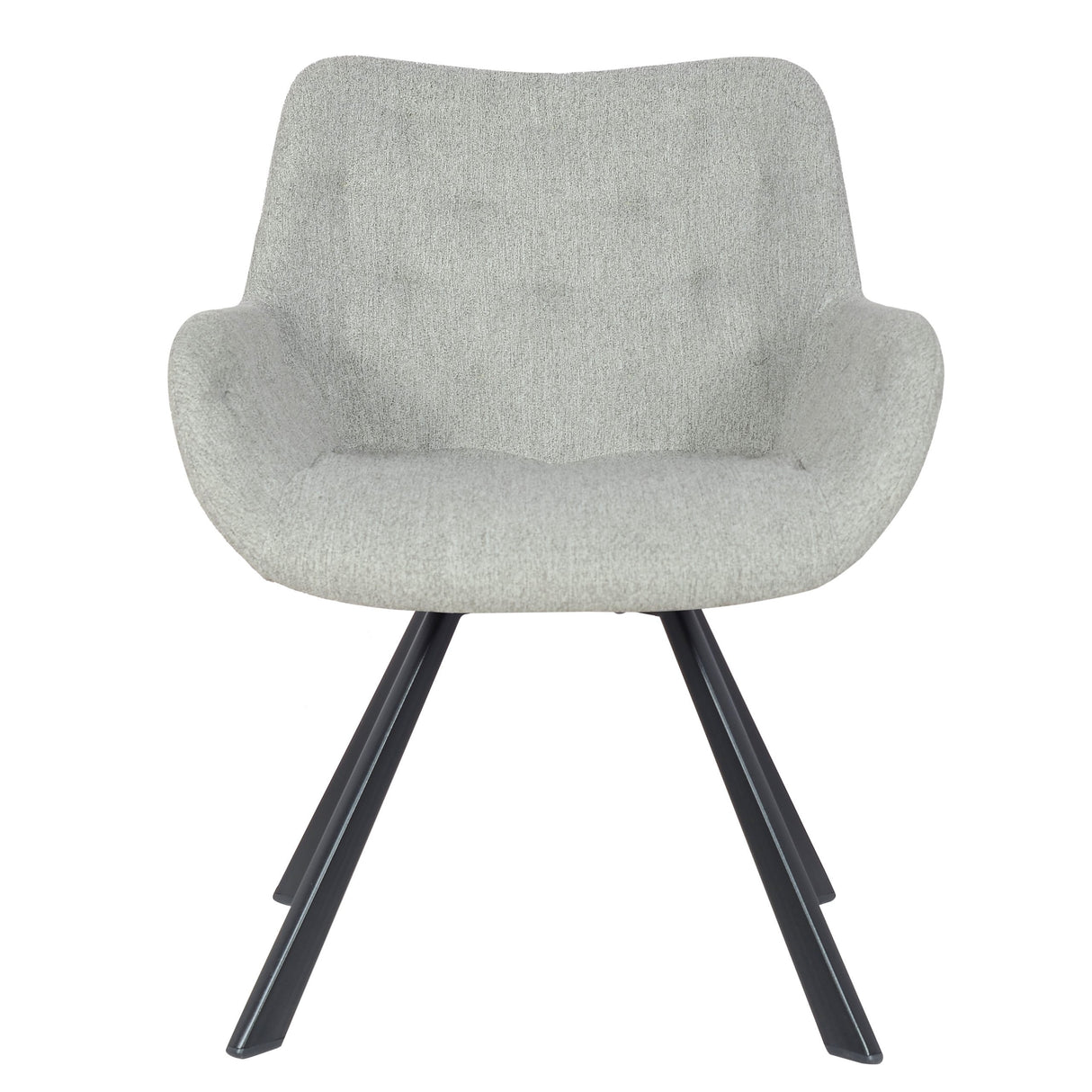 Fauteuil de salon chaise nouveauté 2021 - tissu modèle Jake - gris