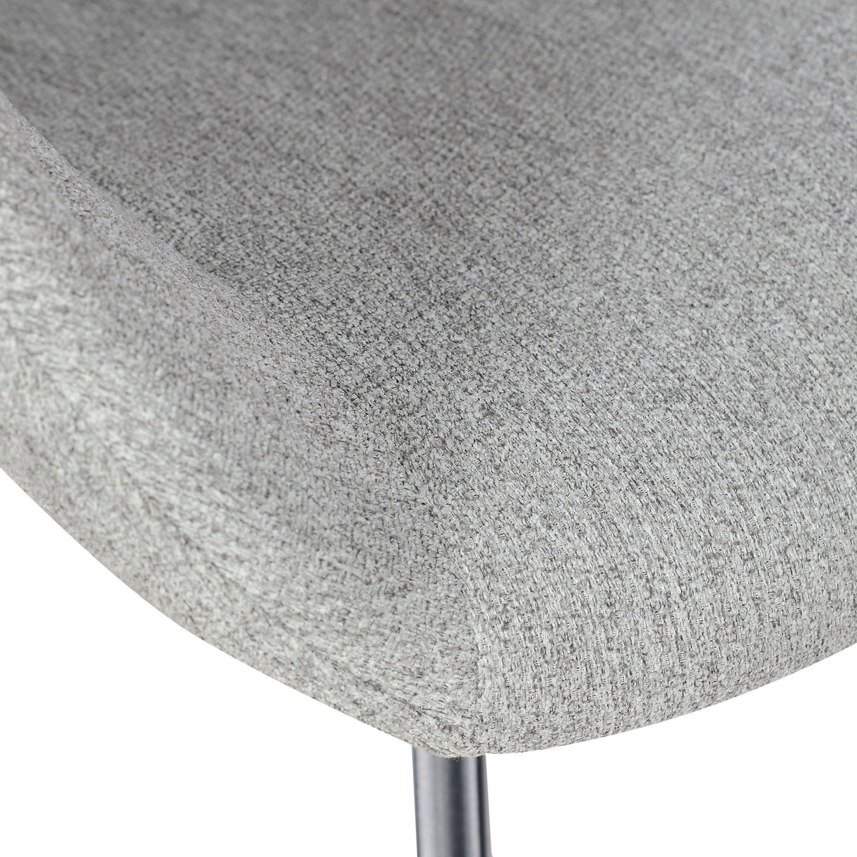 Fauteuil de salon chaise nouveauté 2021 - tissu modèle Jake - gris