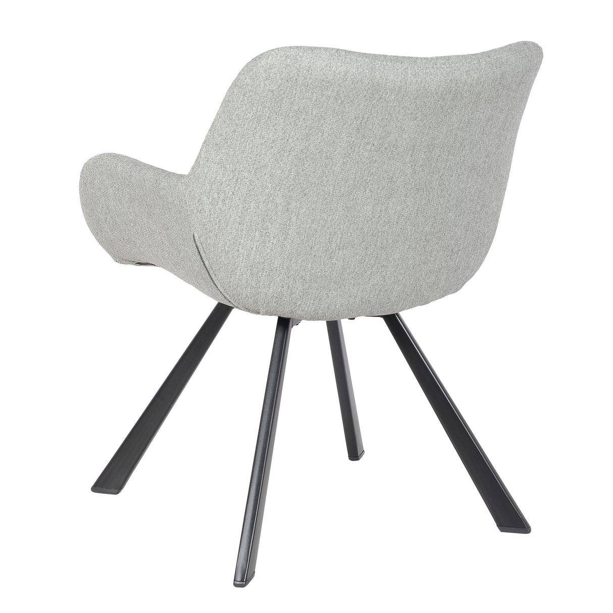 Fauteuil de salon chaise nouveauté 2021 - tissu modèle Jake - gris