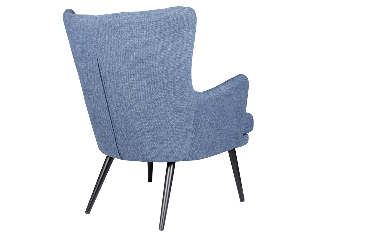 Chaise Alora Charlie – Bleu Foncé – Tissu