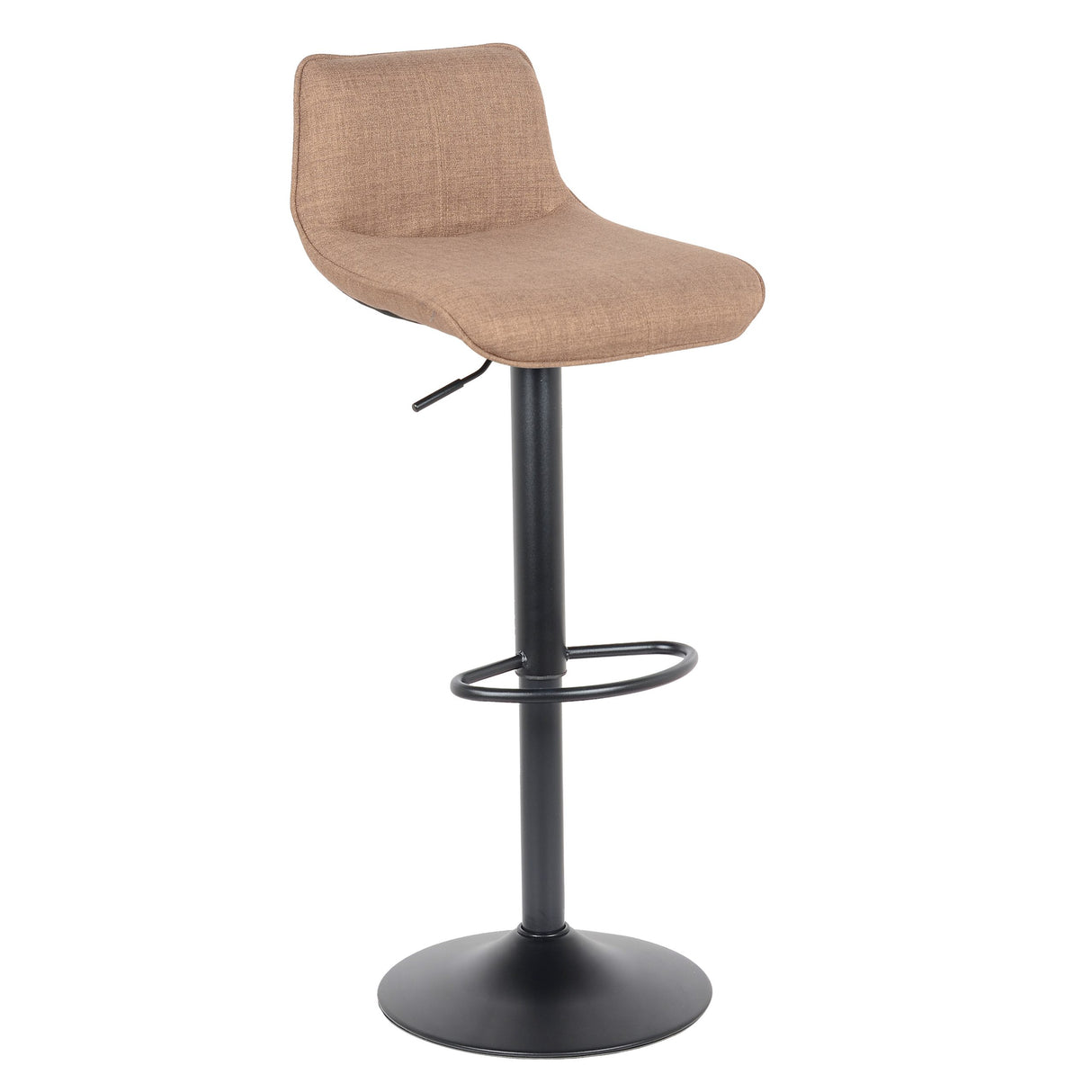 Lot de 2 tabourets de bar, modèle Rio 2023, tissu marron