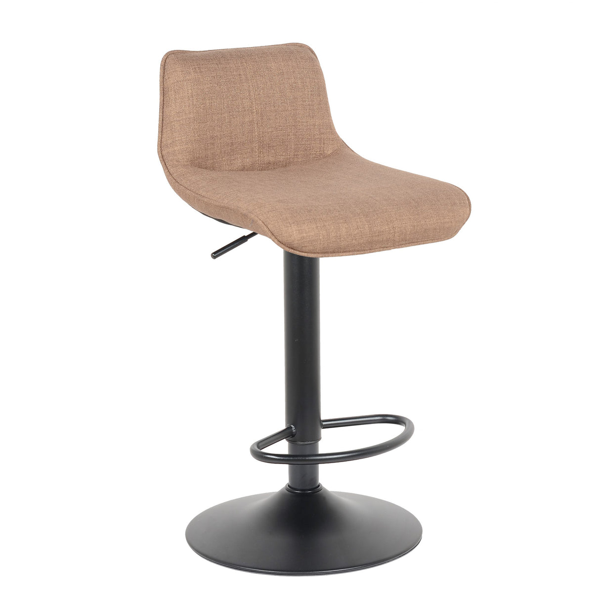 Lot de 2 tabourets de bar, modèle Rio 2023, tissu marron