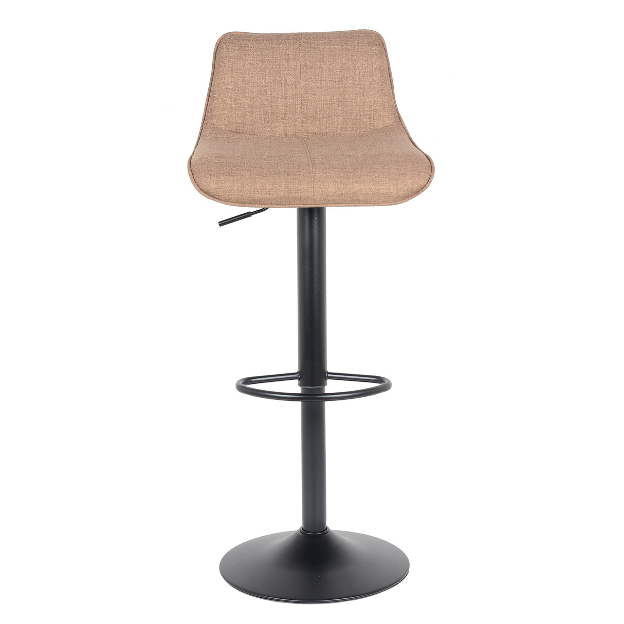 Lot de 2 tabourets de bar, modèle Rio 2023, tissu marron