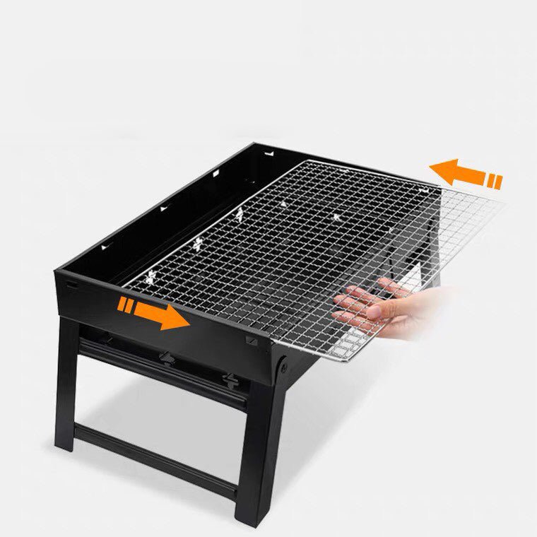 Barbecue HotSteak - BBQ - Carbone - pieghevole - barbecue - set barbecue
