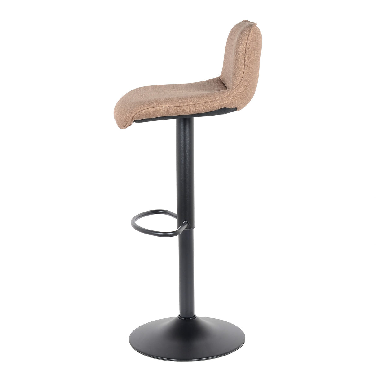 Lot de 2 tabourets de bar, modèle Rio 2023, tissu marron