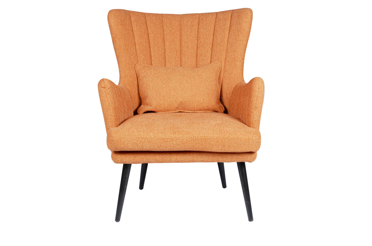 Sedia Alora - Charlie – Arancione – Tessuto