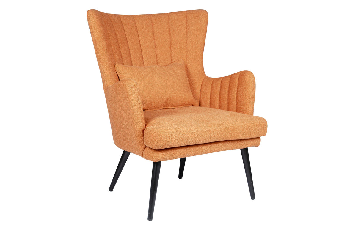 Sedia Alora - Charlie – Arancione – Tessuto