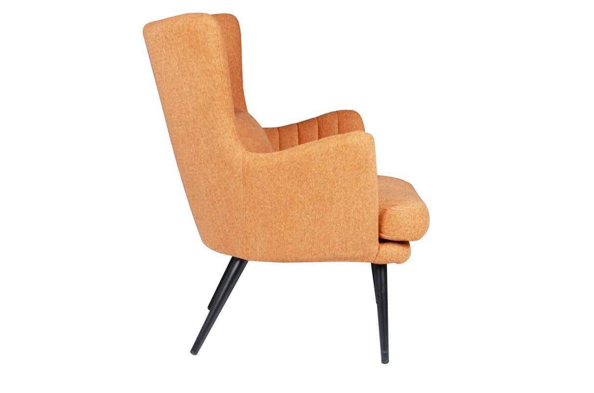 Sedia Alora - Charlie – Arancione – Tessuto