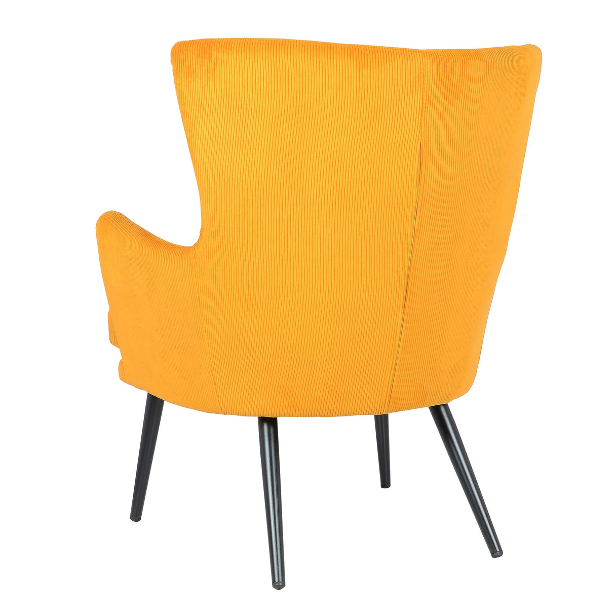 Sedia Alora Charlie - Giallo - Tessuto a coste