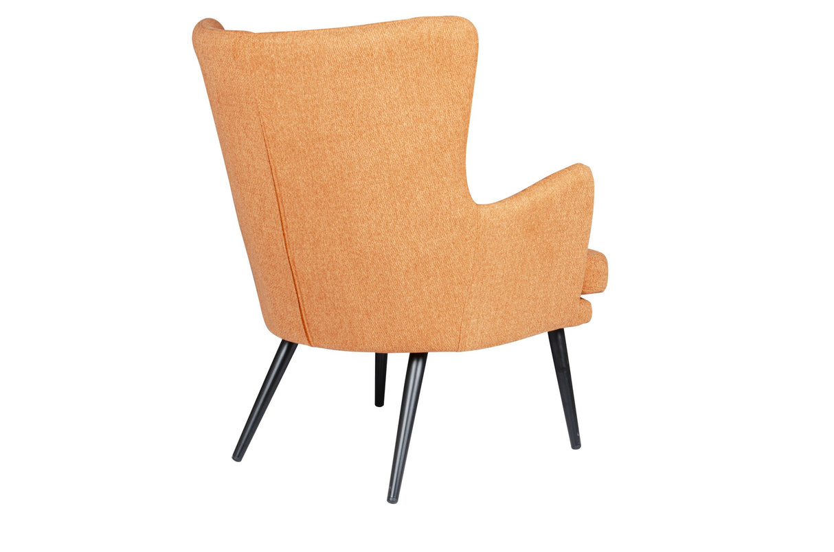 Sedia Alora - Charlie – Arancione – Tessuto