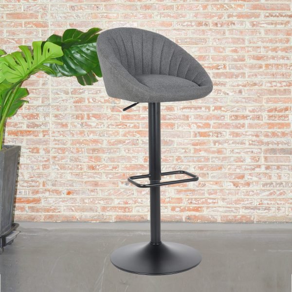 Lot de 2 tabourets de bar, modèle Berlin 2023, noir