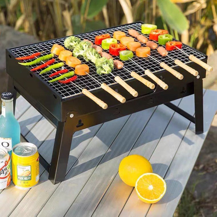 Barbecue HotSteak - BBQ - Carbone - pieghevole - barbecue - set barbecue