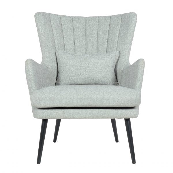 Chaise Alora Charlie – Gris clair – Tissu