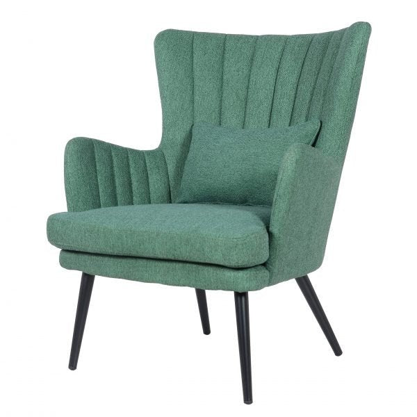 Chaise Alora Charlie – Vert d'eau – Tissu