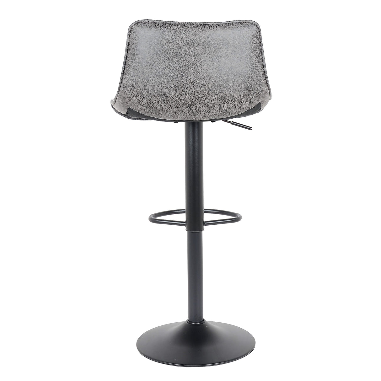 2 Stück Barhocker Neuheit 2021 Modell Rio - grau - Leder