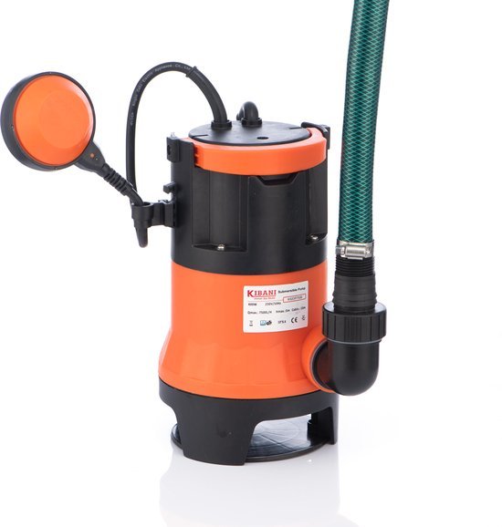 Elektrische Tauchpumpe Kibani 7500 Liter Stunde - 400 Watt - 0,5 BAR - Wasserpumpe