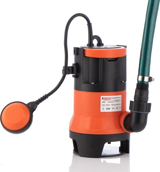 Elektrische Tauchpumpe Kibani 7500 Liter Stunde - 400 Watt - 0,5 BAR - Wasserpumpe