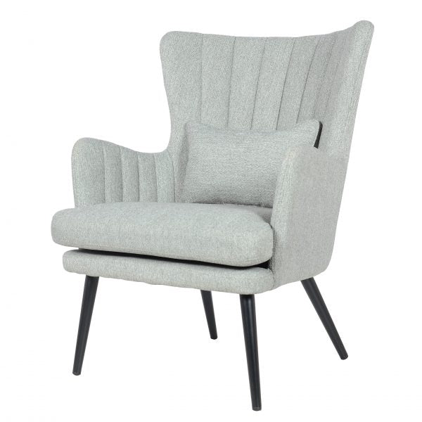 Chaise Alora Charlie – Gris clair – Tissu