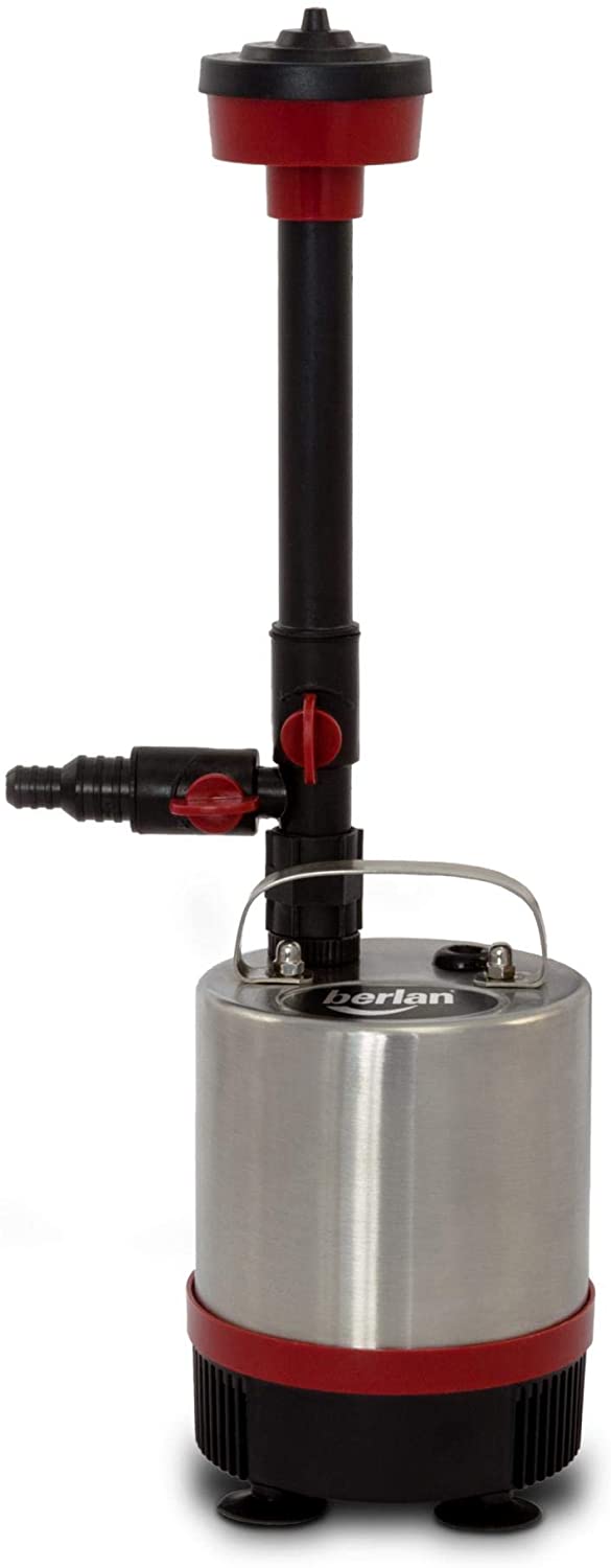 Pompe à eau BSBP50 pour fontaines/bassins/bassins/jardins - Pompe submersible pour jeux d'eau en acier inoxydable - 50 watts 230 v 1.750 l/h