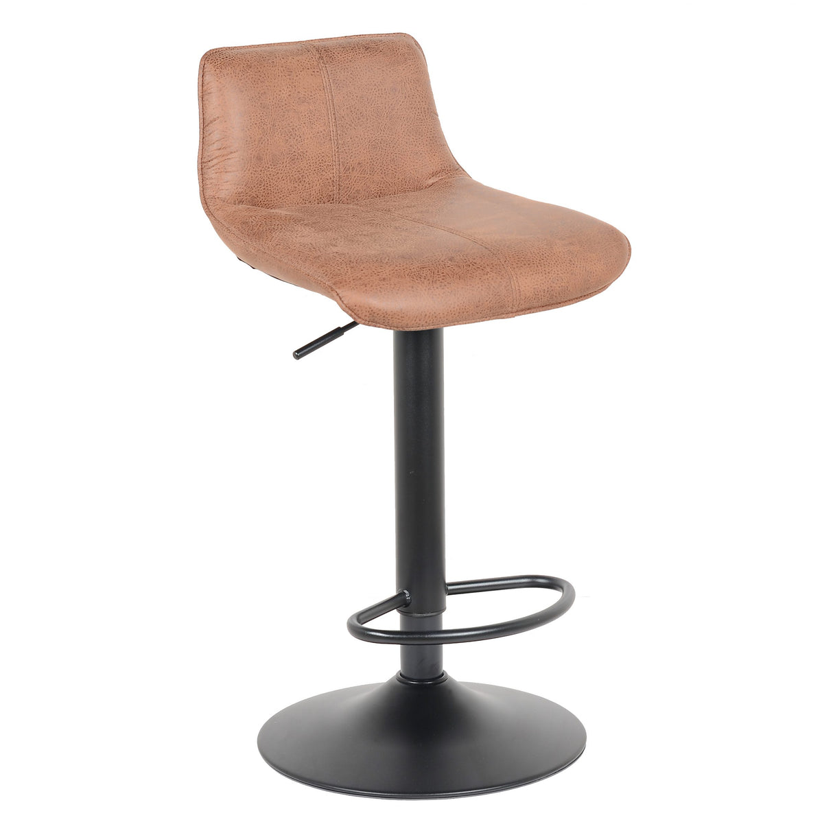 2 Stück Barhocker Neuheit 2021 Modell Rio - hellbraun - Leder