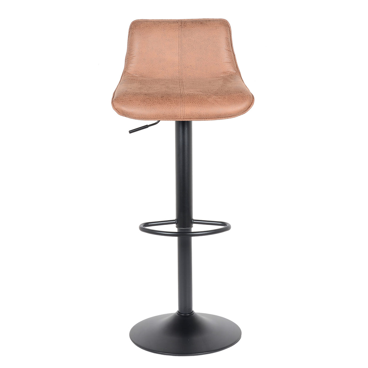 2 Stück Barhocker Neuheit 2021 Modell Rio - hellbraun - Leder