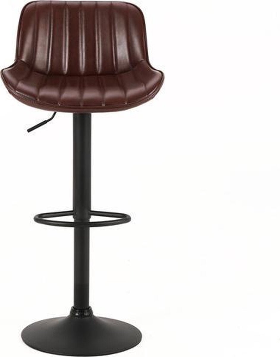 2 Stück dunkelbrauner Katy Hocker Bar Küche fest drehbar verstellbar Modell 2020