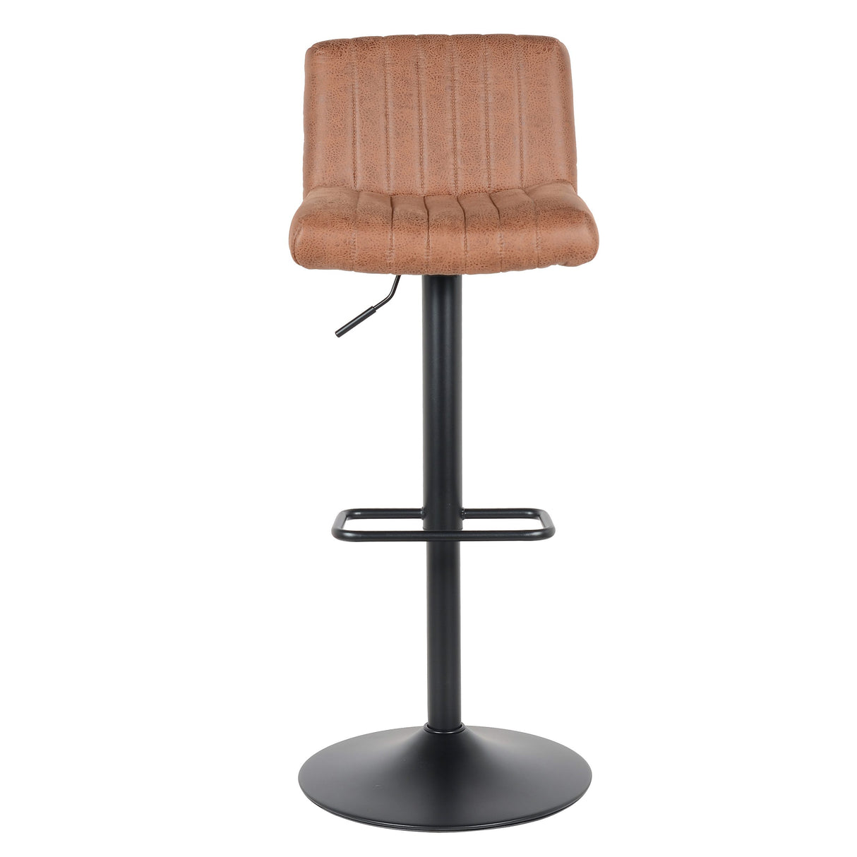 2 Stück Barhocker Neuheit 2021 Ledermodell - Hellbraun Port