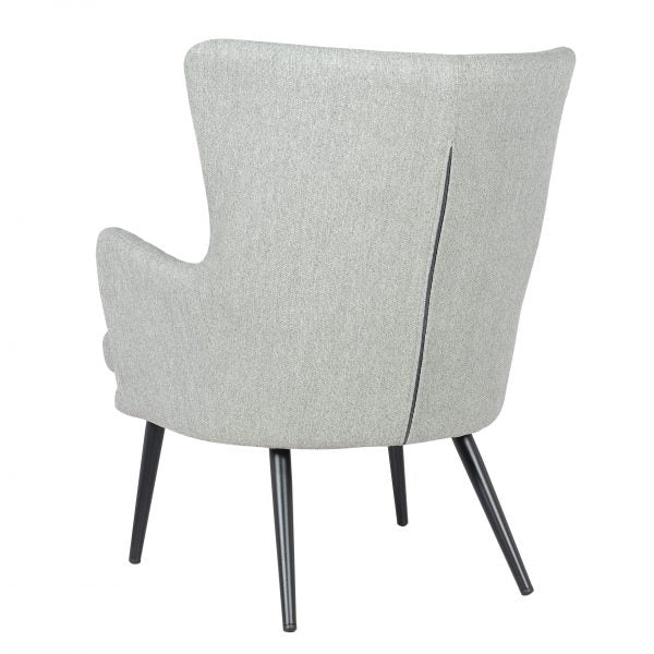 Chaise Alora Charlie – Gris clair – Tissu