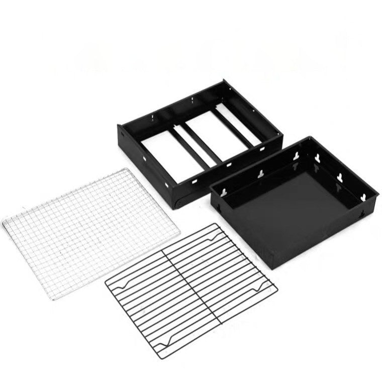 Barbecue HotSteak - BBQ - Carbone - pieghevole - barbecue - set barbecue