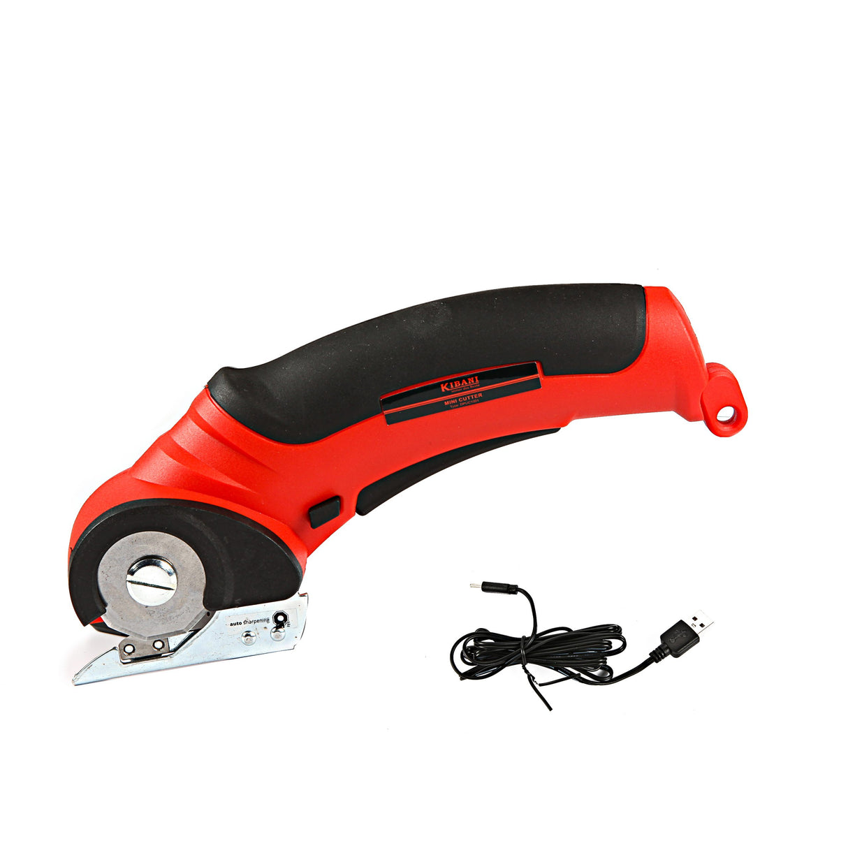 Ciseaux coupe-papier professionnels à batterie pour PVC, moquette, carton, cuir et tissus