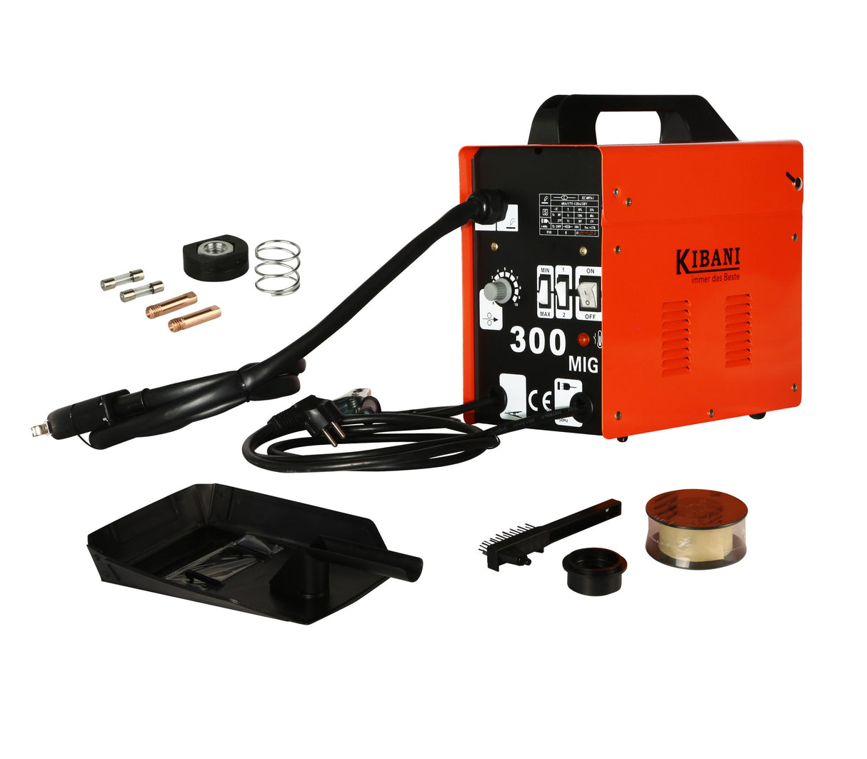 Saldatrice Kibani Mig 300 - Saldatrice mig mag -Tecnologia inverter IGBT - Convertitore semiautomatico MIG 300 -Ssaldatrice elettrica