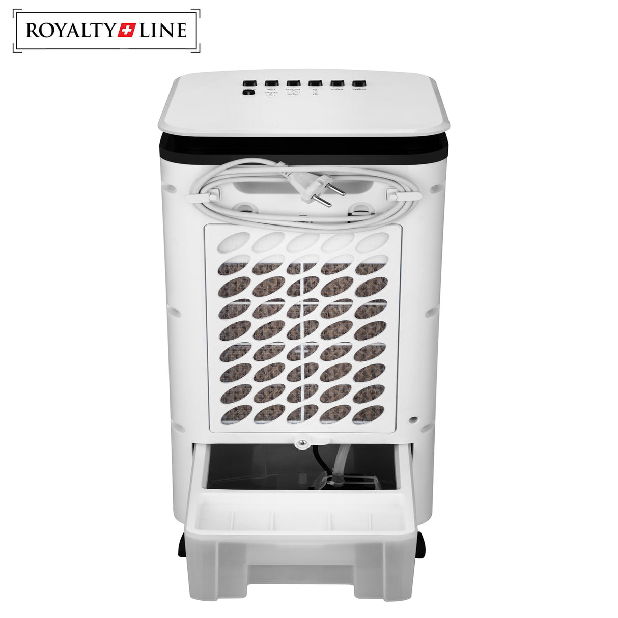 Ventilateur, refroidisseur d'air et humidificateur 3 en 1 - 220 V - Climatiseur avec 2 boîtes de gel glacé.