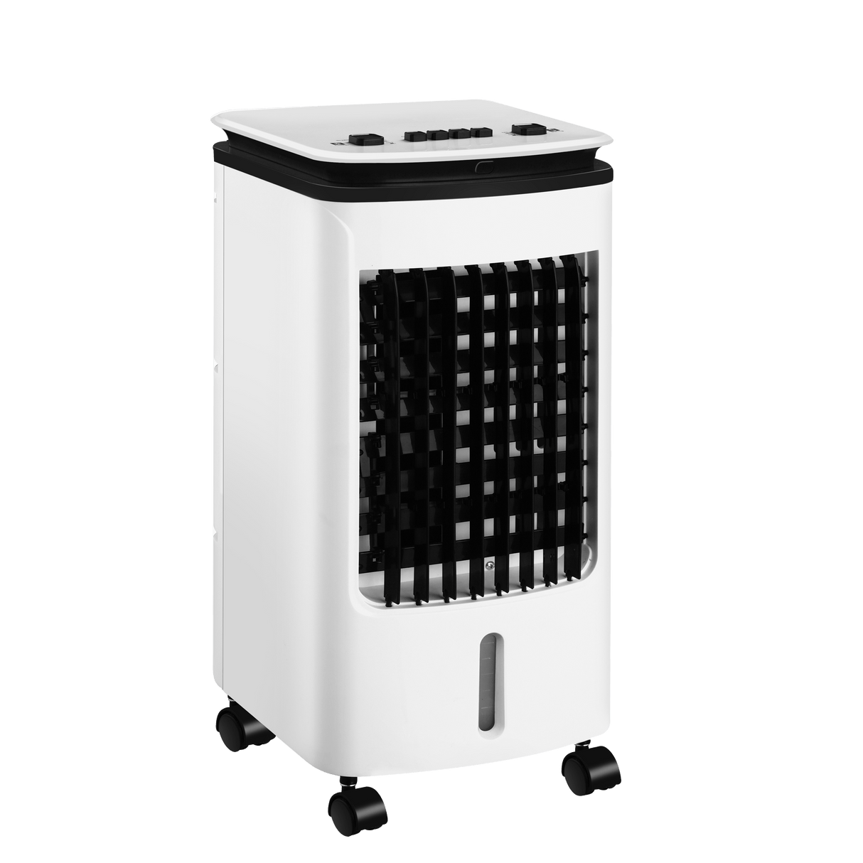 Ventilateur, refroidisseur d'air et humidificateur 3 en 1 - 220 V - Climatiseur avec 2 boîtes de gel glacé.