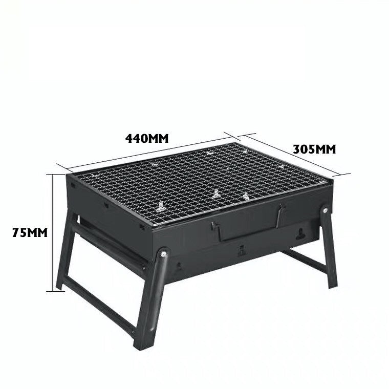 Barbecue HotSteak - BBQ - Carbone - pieghevole - barbecue - set barbecue