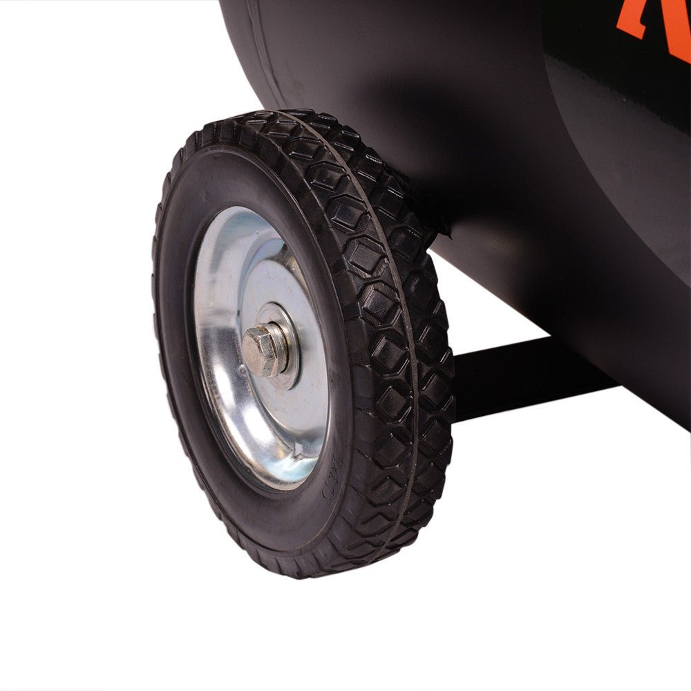 Leiser Kompressor 100 l 8 bar Doppelzylinder 3 PS - 360 Liter Luft pro Minute