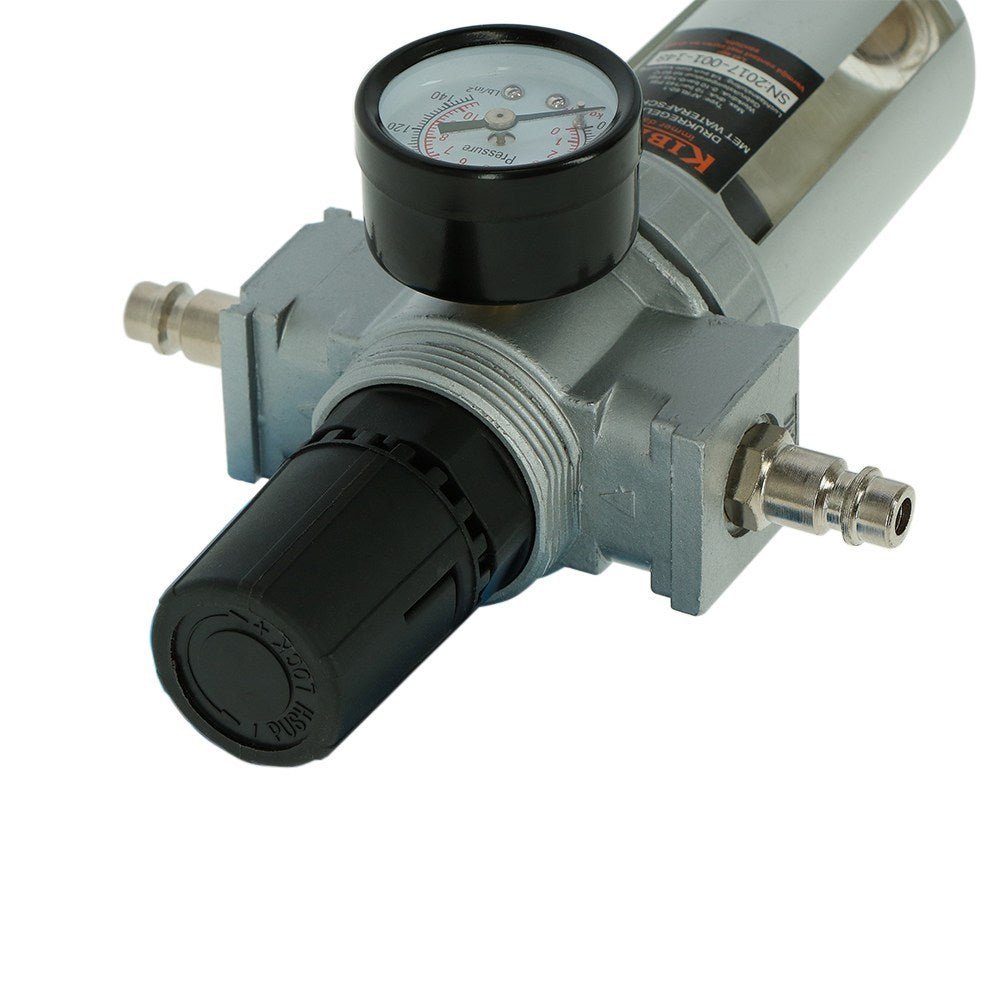 Regolatore di Pressione per Compressore con Separatore d’Acqua – Kibani®