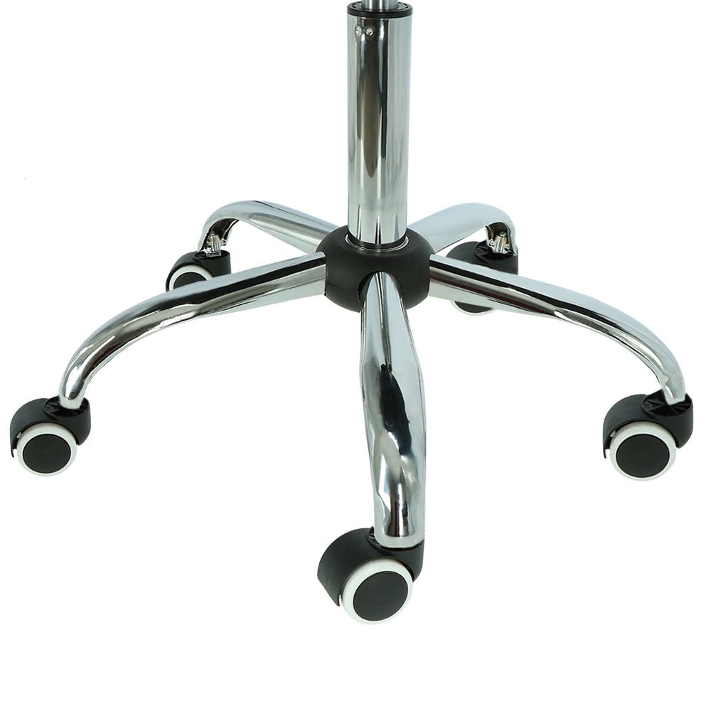 Kosmetik-Friseur- und Schönheitssalon-Hocker - Höhenverstellbar mit Rädern - Schwarz