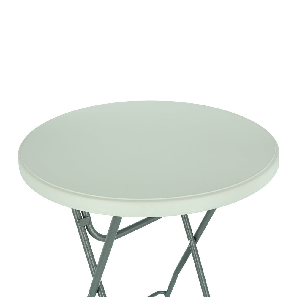 Table de bar pliante Hauteur : 110 cm - Diamètre du plateau : Ø80 cm