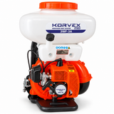 Atomizzatore a Spalla a Scoppio Korvex Pro 20 L – 41,5 cc 2,2 kW, Liquidi e Polveri, Kit con Maschera