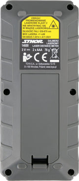 Distanziometro Laser 40m Misura Area Volume Con Memoria e Display LCD