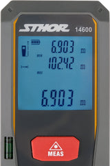 Distanziometro Laser 40m Misura Area Volume Con Memoria e Display LCD