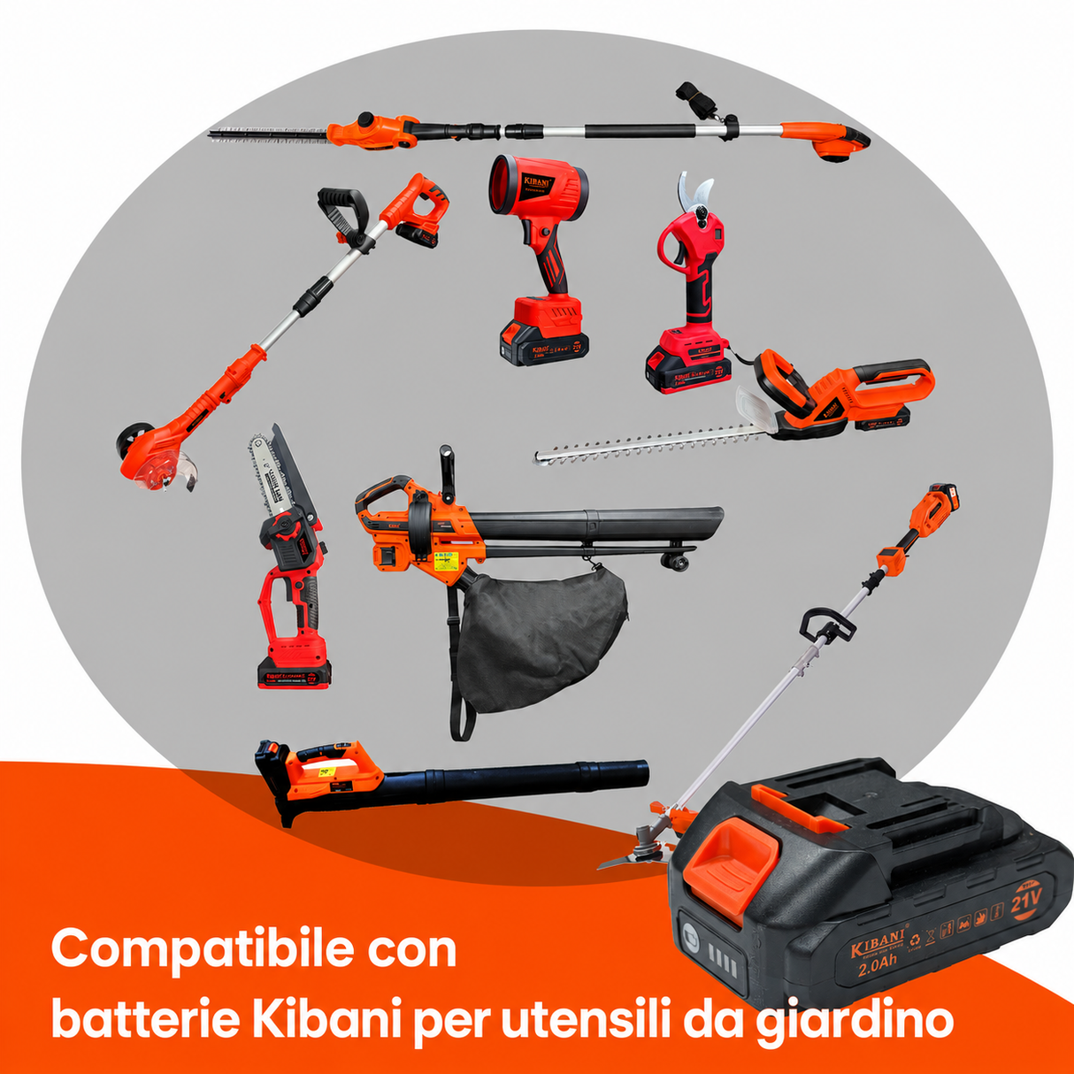 Batteria Kibani 4Ah 21V