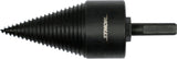 Set 3 punte spacca-legna Ø 45 mm – attacco SDS-Plus / esagonale a 3 piatti, acciaio carbonio brunito