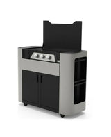 Le Marquier Exclusive 375 Barbecue a gas con mobiletto — Barbecue a Gas Inox/Nero