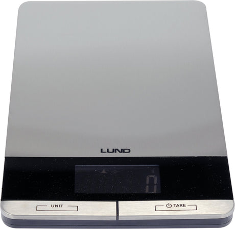 Bilancia da Cucina LUND Digitale In Acciaio Inox 5 kg Display LCD