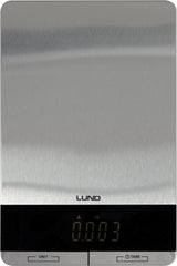 Bilancia da Cucina LUND Digitale In Acciaio Inox 5 kg Display LCD