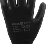 Guanti da Lavoro Neri in Poliestere  Taglia 10" Vorrel