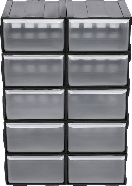 Cassetti da Officina 225x155x100 mm – Modulo con 10 Cassetti per Minuteria e Utensili
